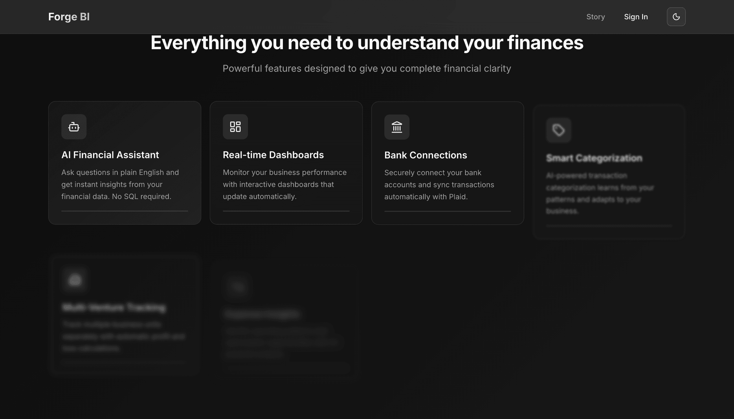 Forge BI screenshot 1
