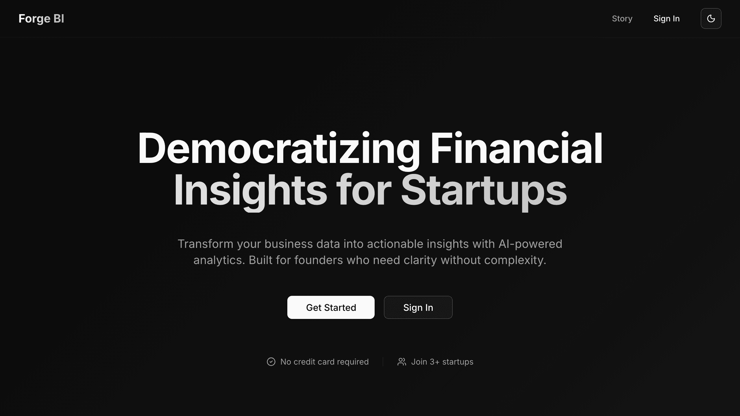 Forge BI screenshot