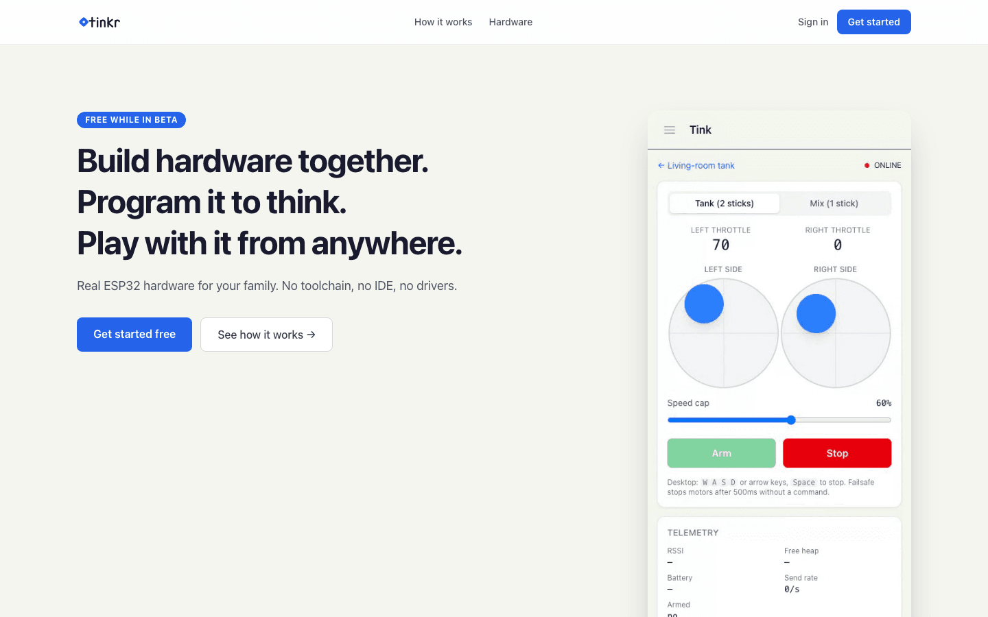 Tinkr screenshot